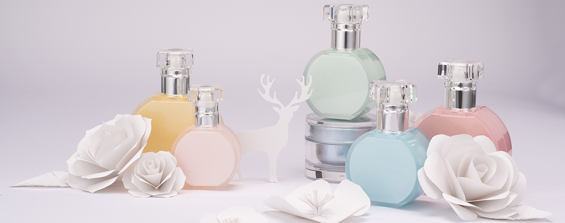 Confezioni cosmetiche e per la cura della pelle in acrilico a forma rotonda - serie Terra delle Fate - Collezione di confezioni cosmetiche - Terra delle Fate Confezioni cosmetiche e per la cura della pelle in acrilico a forma rotonda - serie Terra delle Fate - Collezione di confezioni cosmetiche - Terra delle Fate